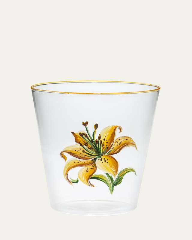 Lily Drinking Glass, 12 oz.